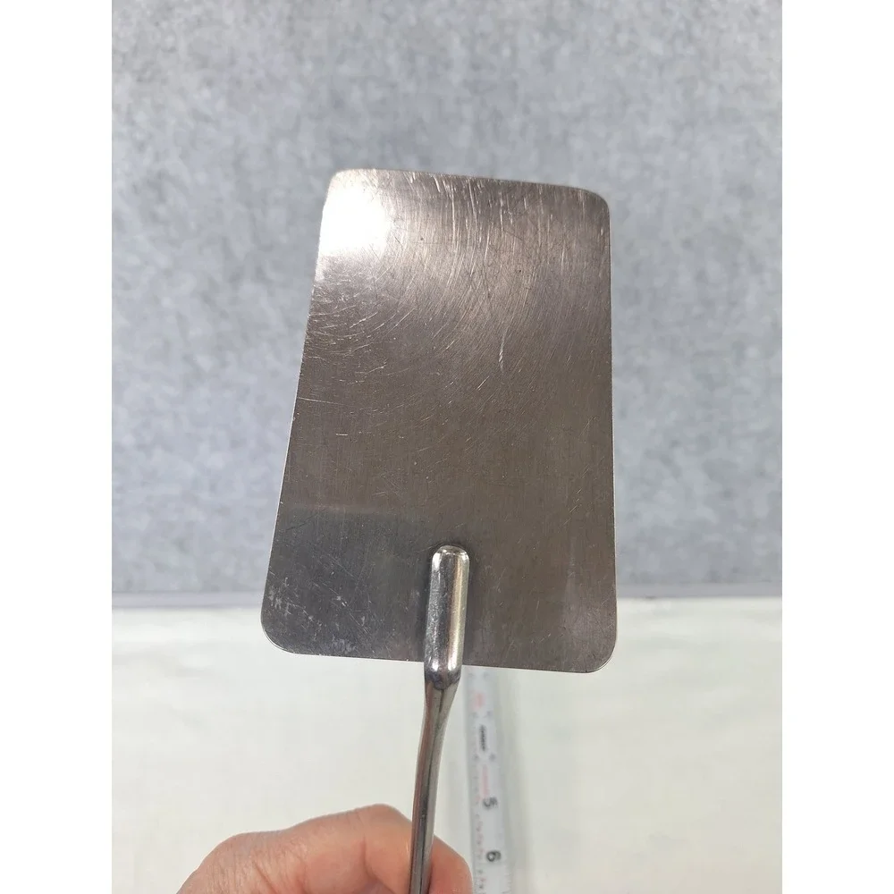 Vintage Androck Stainless Steel Spatula Black Handle Solid Turner Made in USA